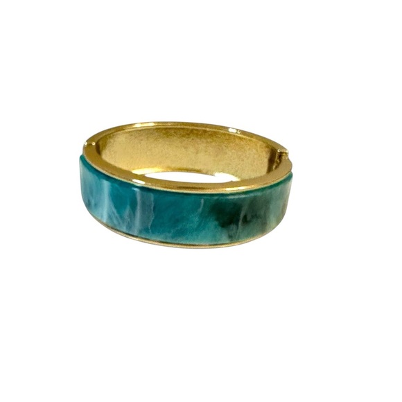 UNIQUE TURQUOISE AND GOLD BRACELET - Picture 2 of 4